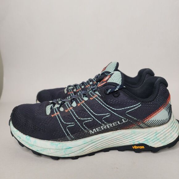 Merrell Moab Flight Shoes Trail Hiking Running Sneakers Womens 7.5 Vibram Soles - Picture 6 of 15